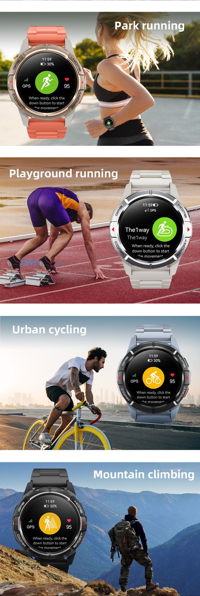 Mibro Smartwatch GS Active white 