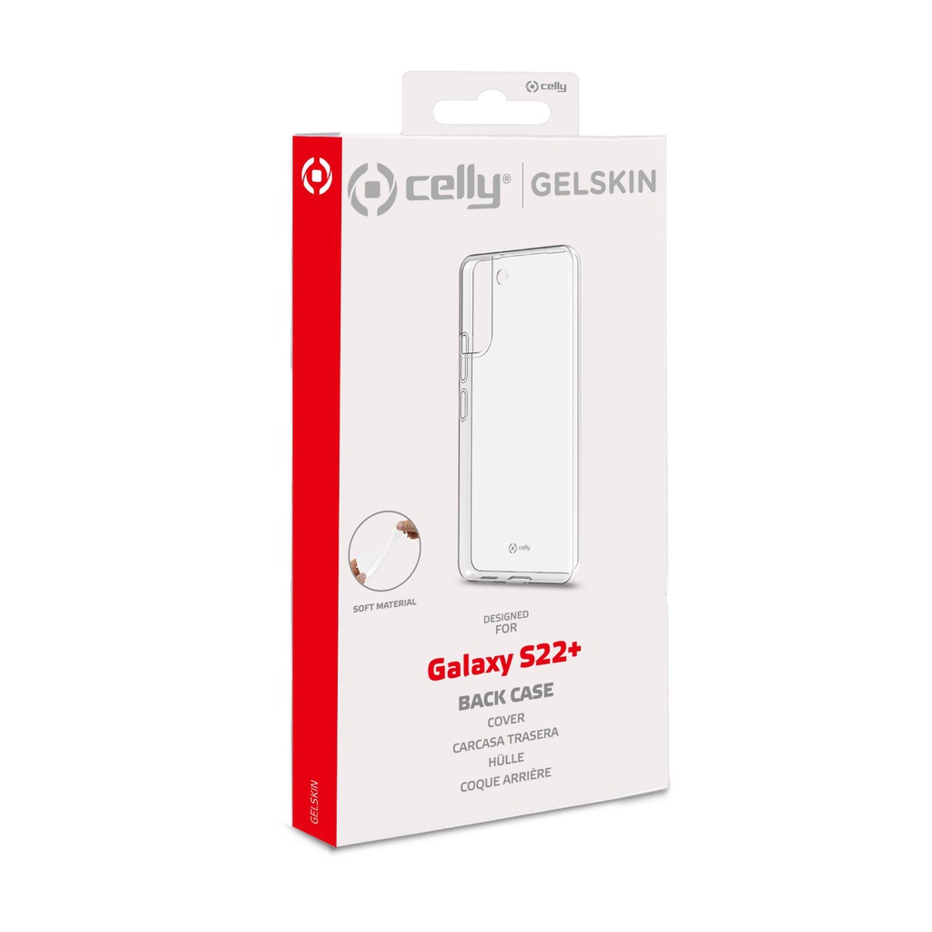 Custodia Celly Samsung S22+ 5G cover tpu trasparente GELSKIN1011