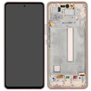 Samsung Display Lcd A53 5G SM-A536B peach con frame GH82-28024D