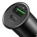 Caricabatteria auto USB Baseus 30W PPS + 1 porta USB-C (PD / QC4.0) black CCYS-C01
