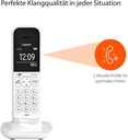 Cordless Gigaset CL390 white S30852H2902D202