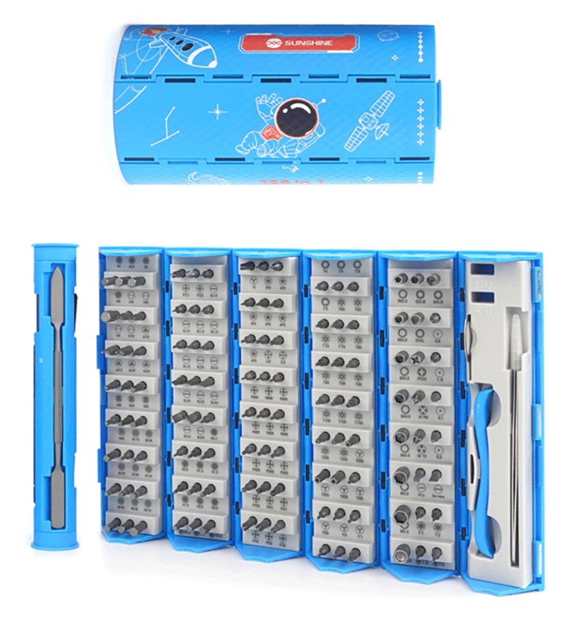 Sunshine SS-5120 Kit cacciaviti 128 in 1 multifunzione di precisione