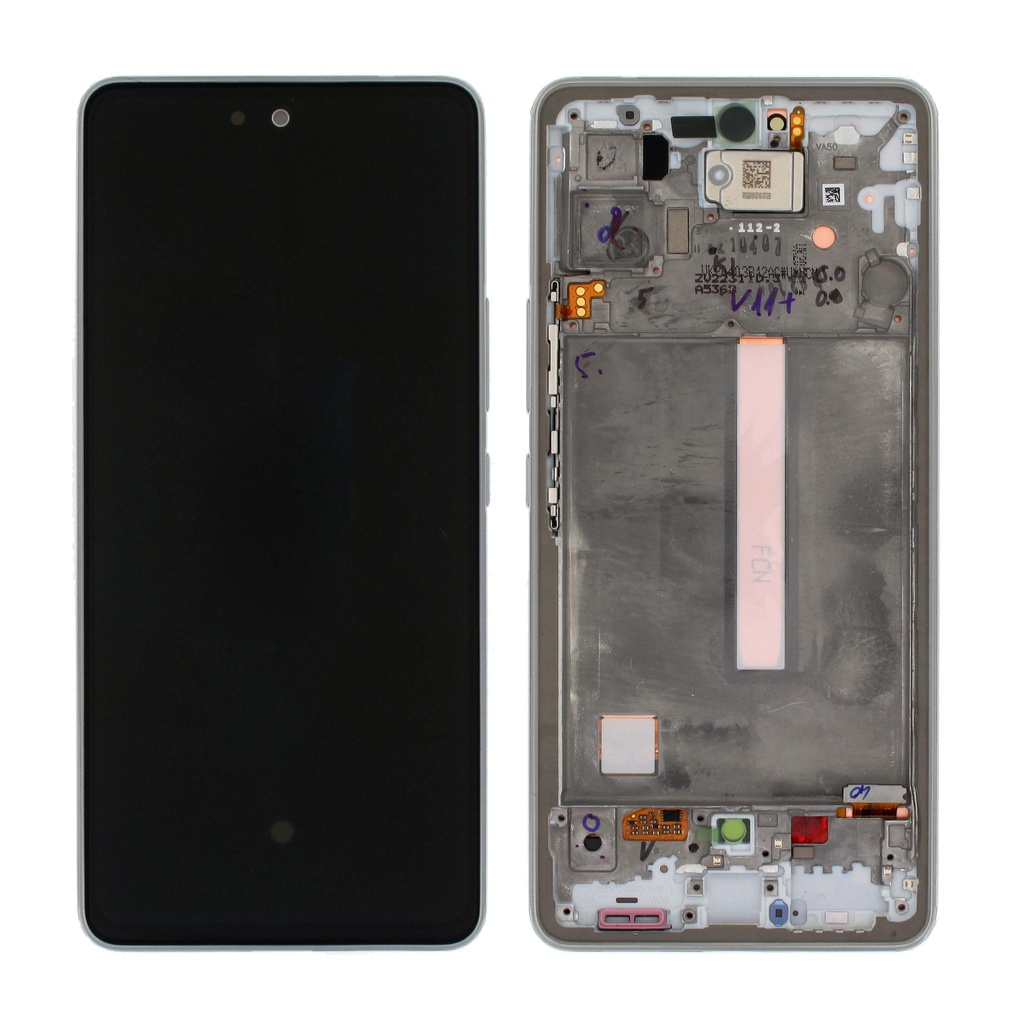 Samsung Display Lcd A53 5G SM-A536B white con frame GH82-28024B GH82-28025B