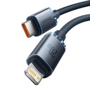 Baseus cavo dati Type-C a Lightning 20W 1.2mt Crystal Shine black CAJY000201