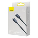Baseus cavo dati Type-C a Lightning 20W 1.2mt Crystal Shine black CAJY000201