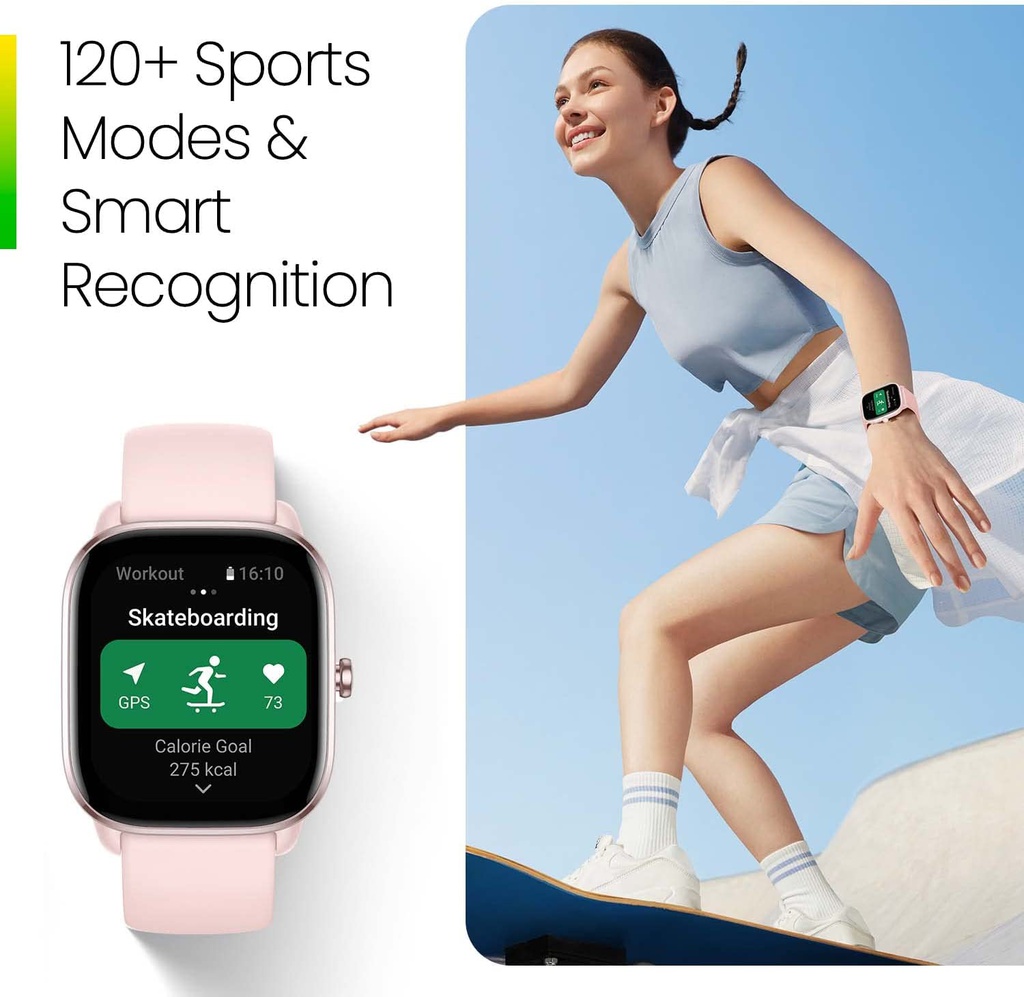 Amazfit GTS 4 Mini smartwatch flamingo pink W2176OV6N