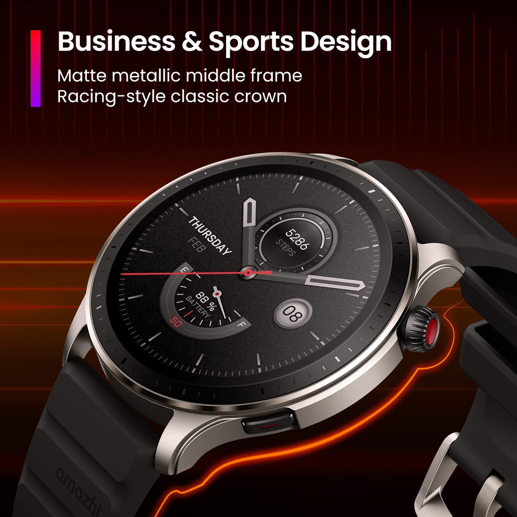 Amazfit GTR 4 smartwatch superspeed black W2166EU1N