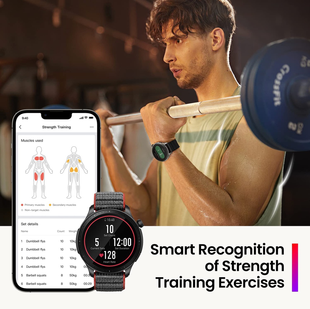 Amazfit GTR 4 smartwatch nylon race grey W2166EU2N