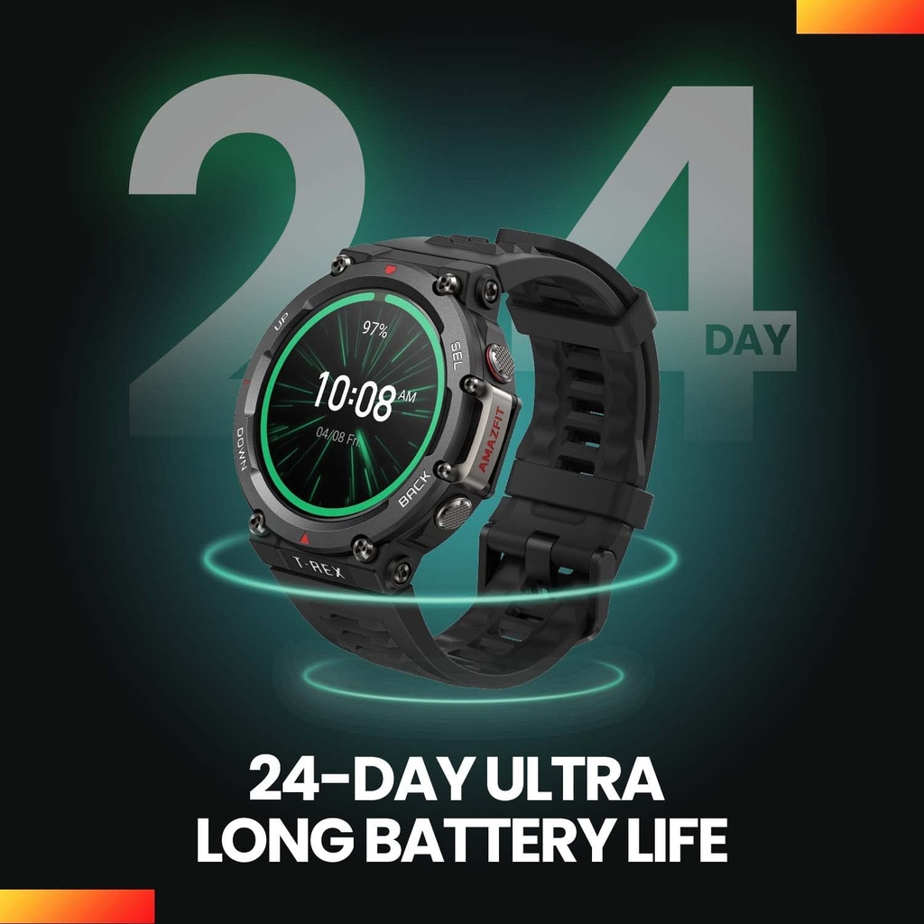 Amazfit T-Rex 2 smartwatch ember black W2170OV6N