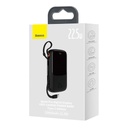 Baseus power bank 10000 mAh 22.5W Qpow Pro con cavo Type-C integrato black PPQD020101