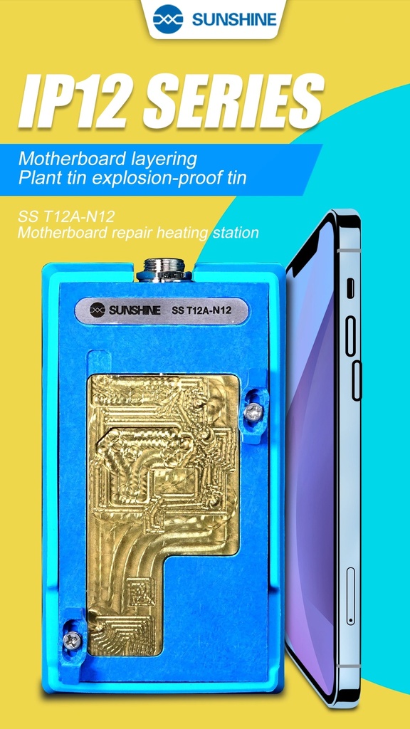 Sunshine T12A-N12 iPhone 12/Mini/Pro/Max base riscaldamento schede madri
