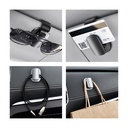 Baseus clip supporto auto per occhiali platinum vehicle eyewear clip black ACYJN-B01