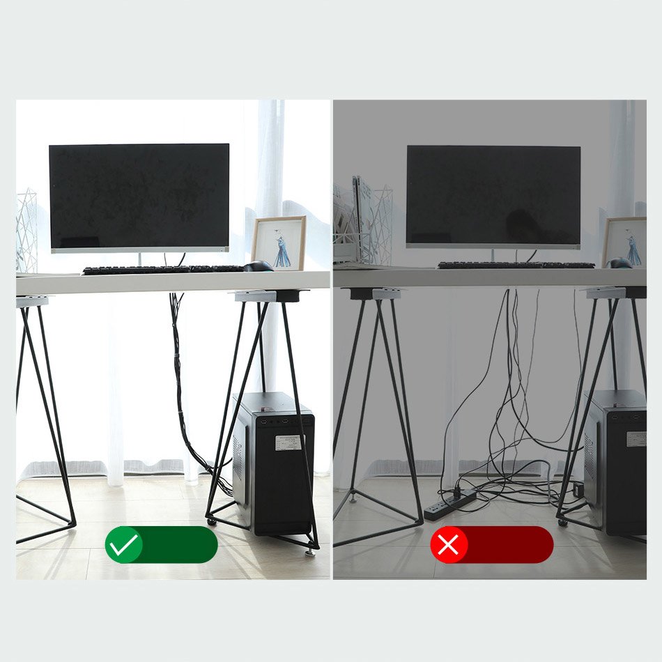 Baseus Colourful Circle nastro in velcro 1mt black ACMGT-E01