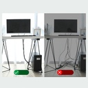Baseus Colourful Circle nastro in velcro 1mt black ACMGT-E01
