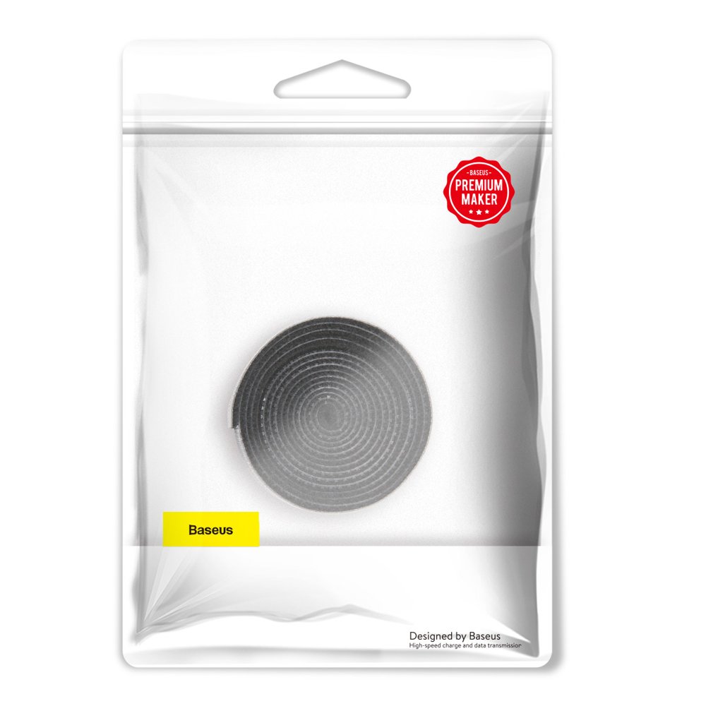 Baseus Colourful Circle nastro in velcro 1mt black ACMGT-E01