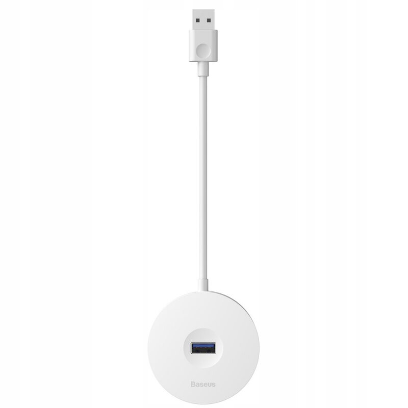 Baseus Hub USB 3.0 1x USB 3.0 + 3x USB 2.0 Airjoy round box white CAHUB-F02