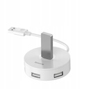 Baseus Hub USB 3.0 1x USB 3.0 + 3x USB 2.0 Airjoy round box white CAHUB-F02