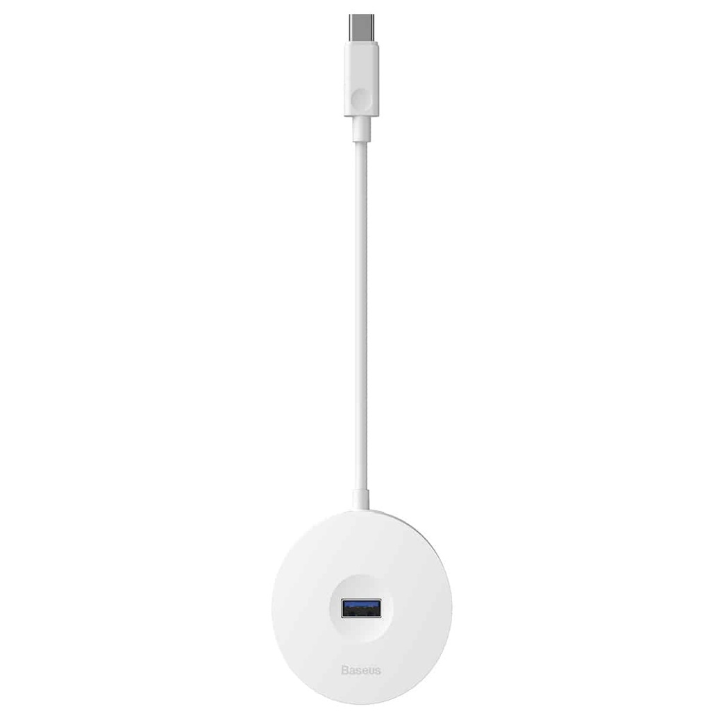 Baseus Hub USB-C 1x USB 3.0 + 3x USB 2.0 Airjoy round box white CAHUB-G02