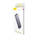 Baseus Hub USB-C 5-in-1 con 2x USB 3.0 + SD TF reader Harmonica adapter grey CAHUB-K0G
