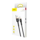 Baseus cavo dati Lightning 1.5A 2mt cafule gold black CALKLF-CV1