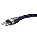Baseus cavo dati Lightning 1.5A 2mt cafule gold blue CALKLF-CV3