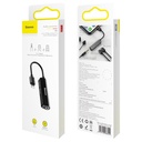 Baseus L52 adattatore 3in1 Lightning a jack 3.5mm + 2x Lightning black CALL52-01