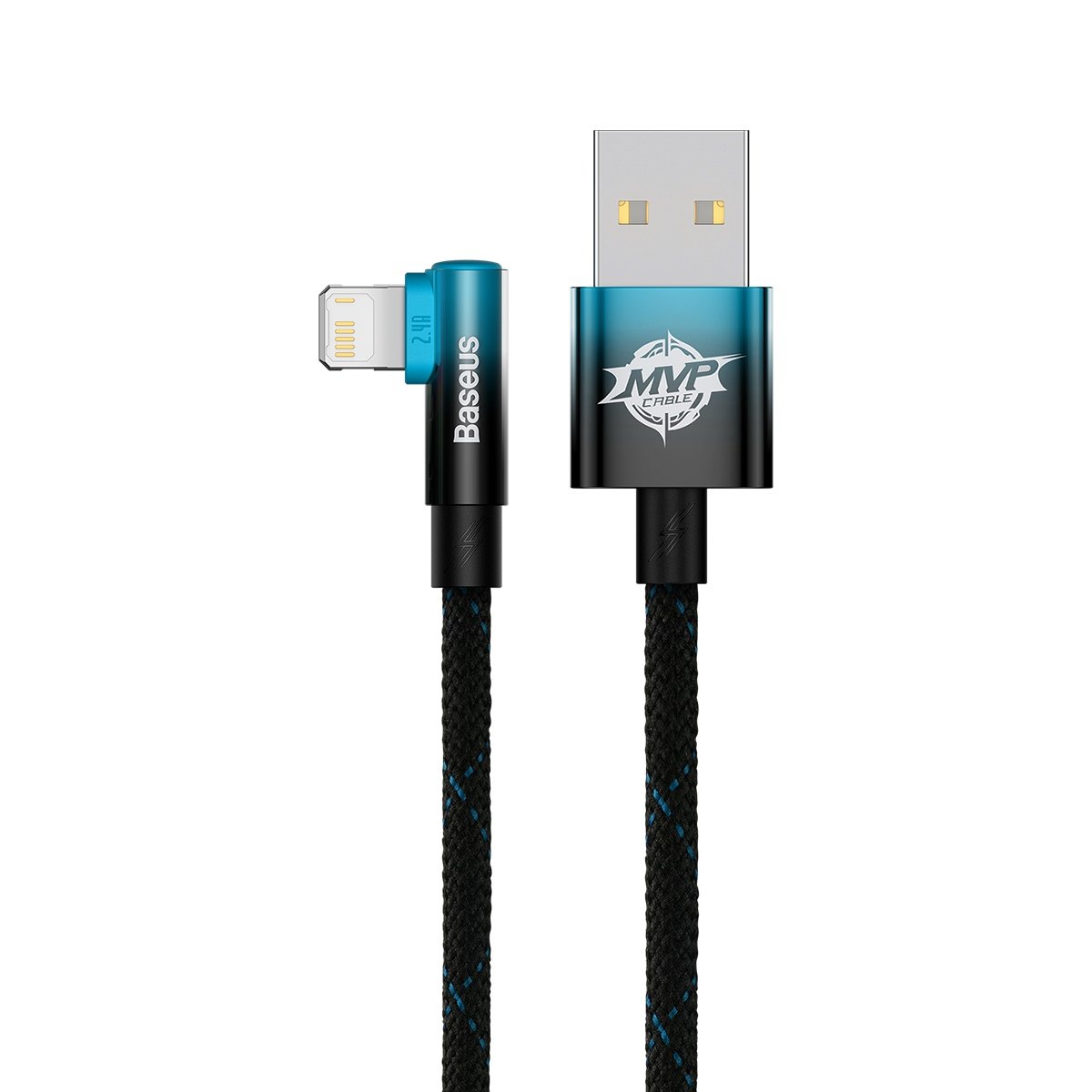 Baseus cavo dati Type-C 100W 2mt MVP 2 Elbow-shaped blue CAVP000521