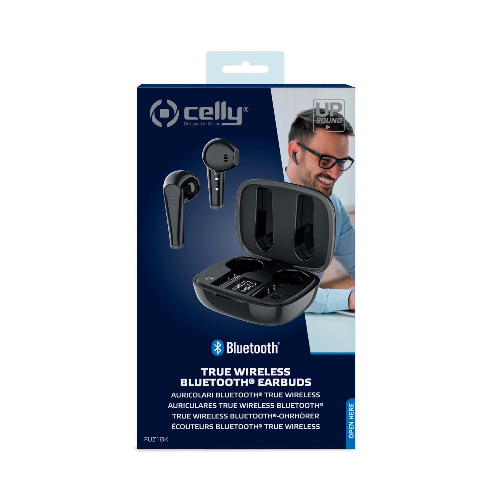 Auricolare Bluetooth Celly FUZ 1 true wireless black FUZ1BK