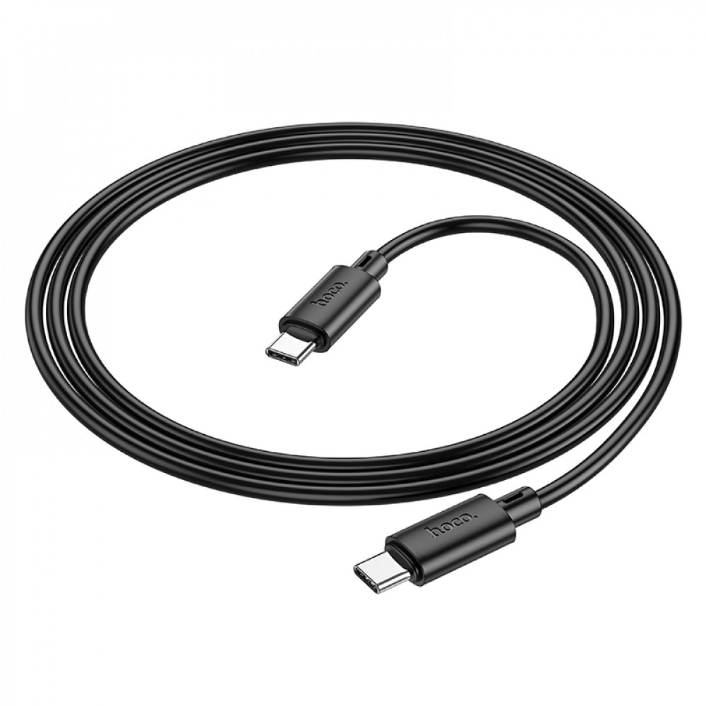 Hoco cavo dati Type-C a Type-C 1mt 60W fast charging black X88