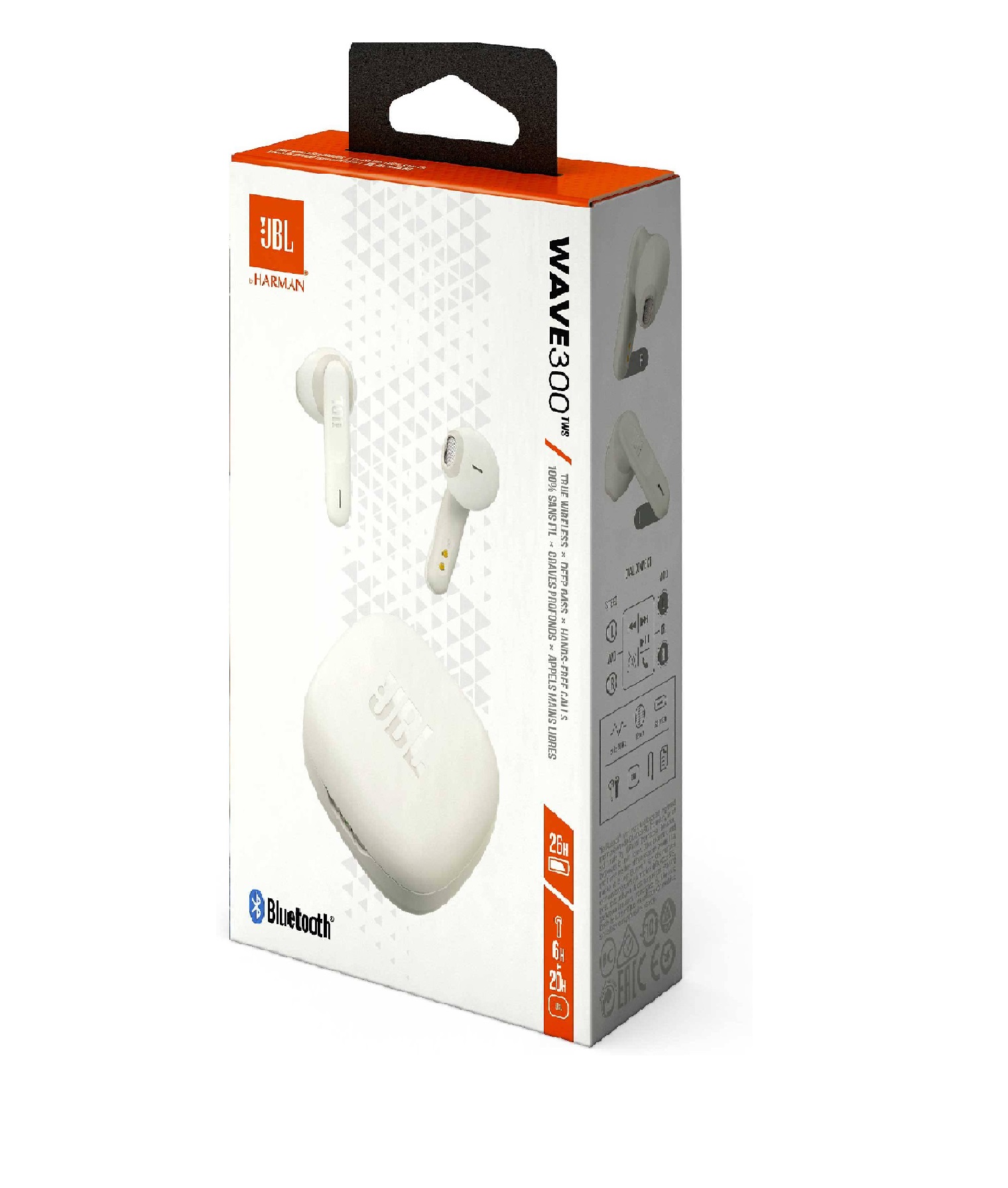 JBL auricolare bluetooth Wave 300 TWS white JBLW300TWSWH