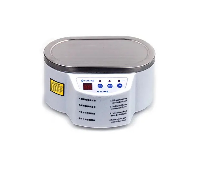 Sunshine SS-968 vaschetta ultrasuoni pulizia chip schede madri