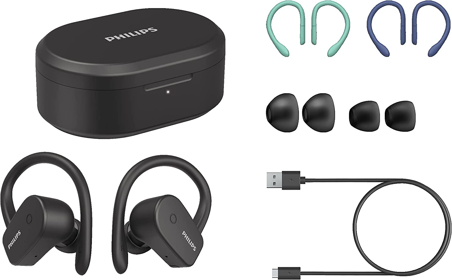 Philips cuffie sportive in-ear wireless black TAA5205BK/00