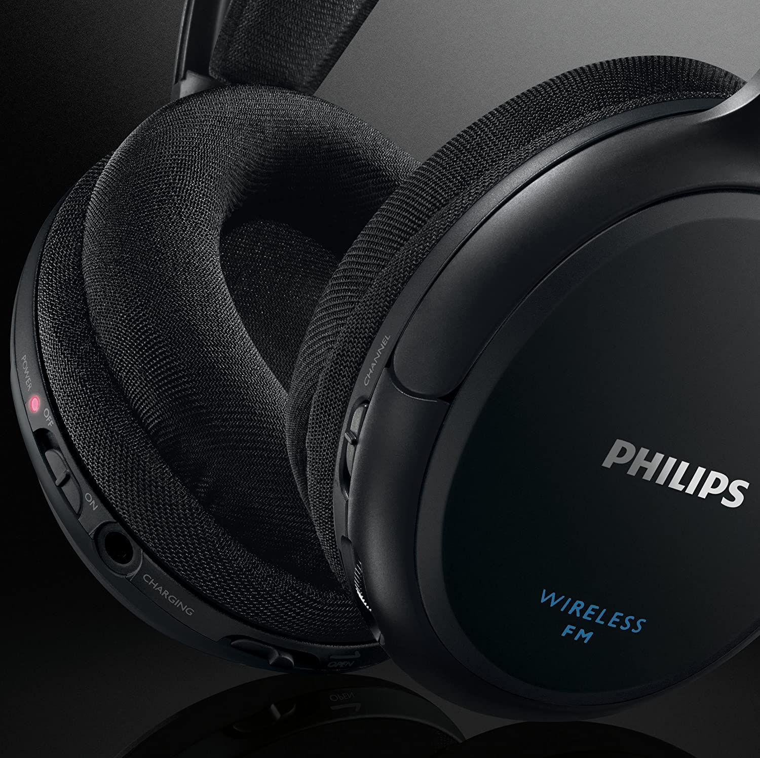Philips cuffie trasmissione FM wireless ricaricabile black SHC5200/10