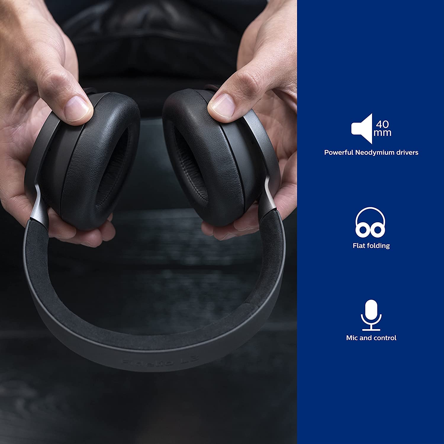 Philips cuffia wireless con cancellazione del rumore Fidelio black L3/00
