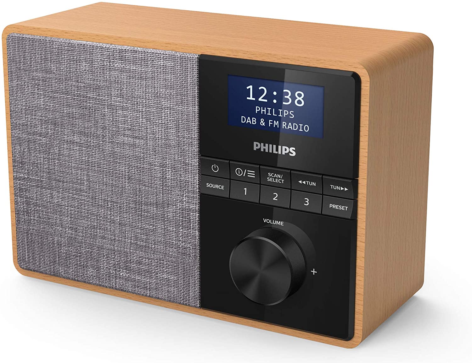 Philips radio portatile DAB+/FM bluetooth cabinet in legno TAR5505/10