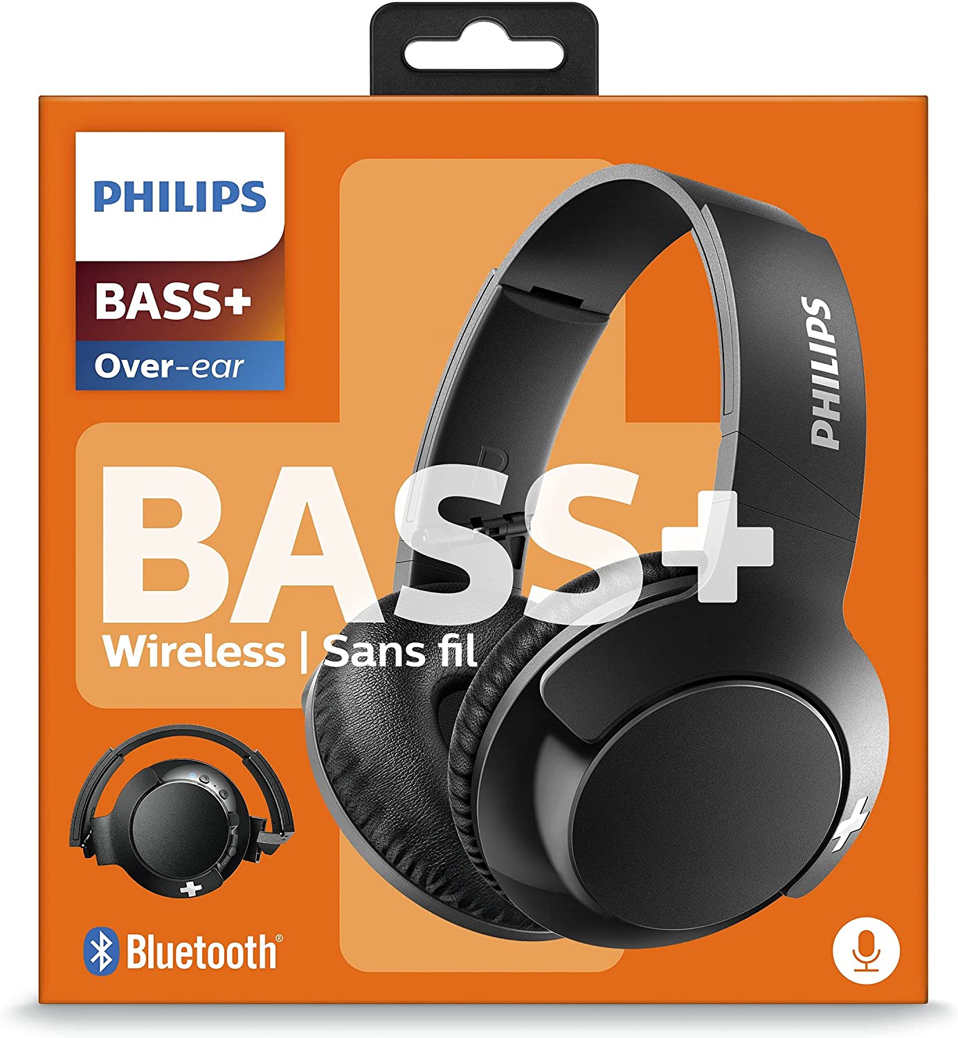 Philips cuffie wireless con microfono black SHB3175BK/00