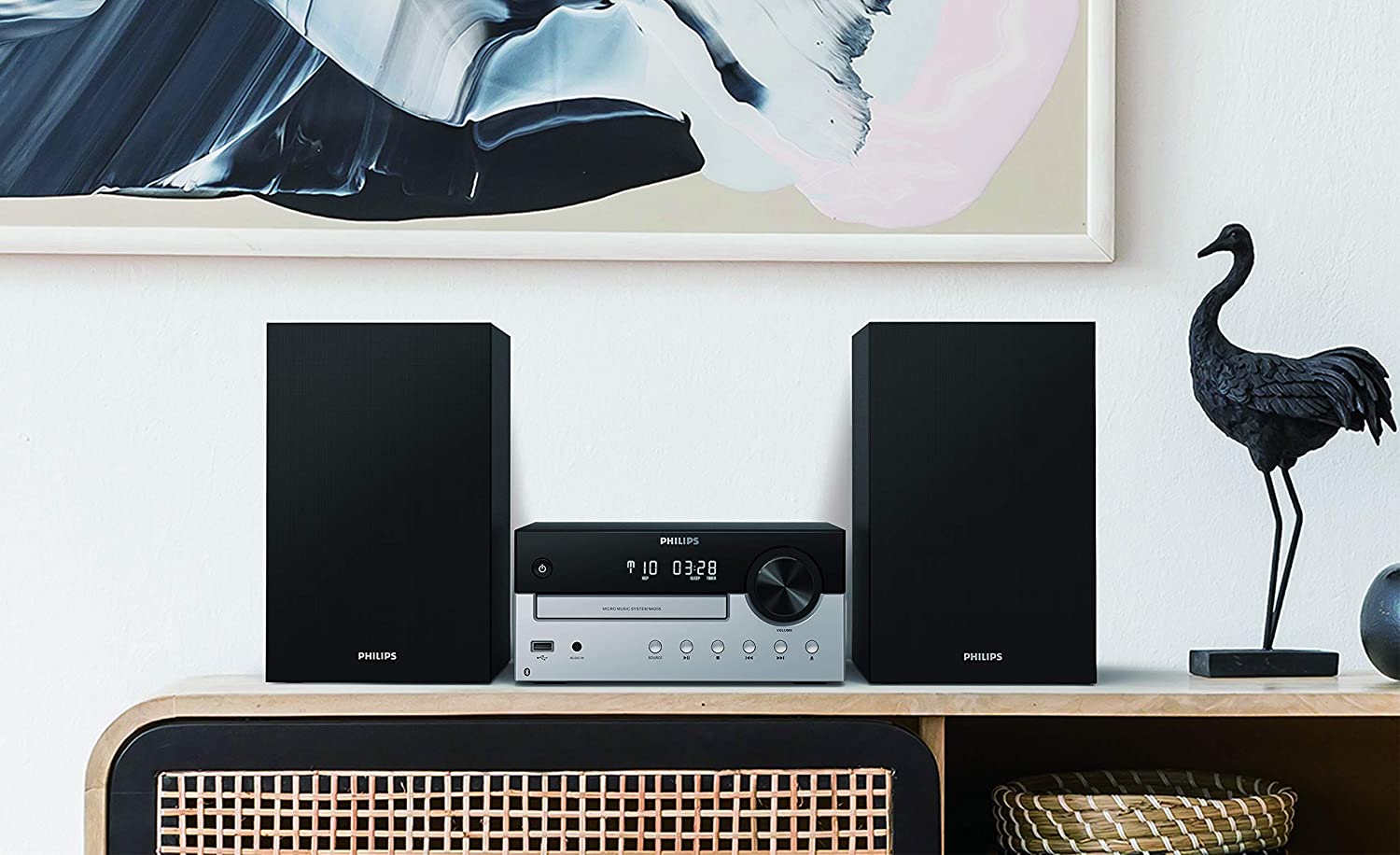 Philips sistema musicale micro bluetooth bass reflex TAM4505/12