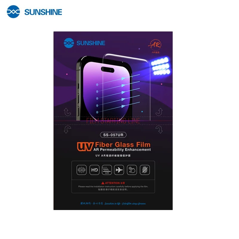 Sunshine SS-057UR pellicola UV Anti-Reflective fibre glass film conf. 25 pcs