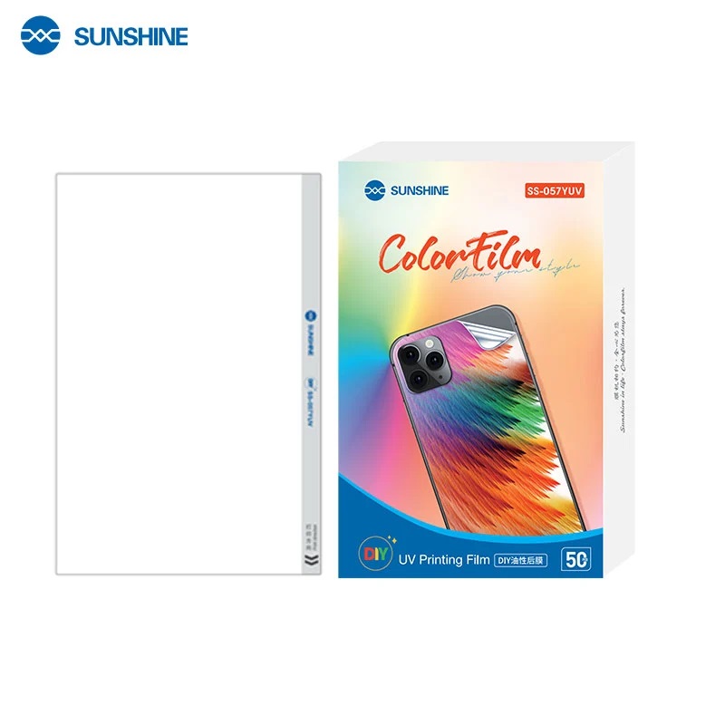 Sunshine SS-057YUV pellicola Oily Back film per stampante cof. 50 pcs