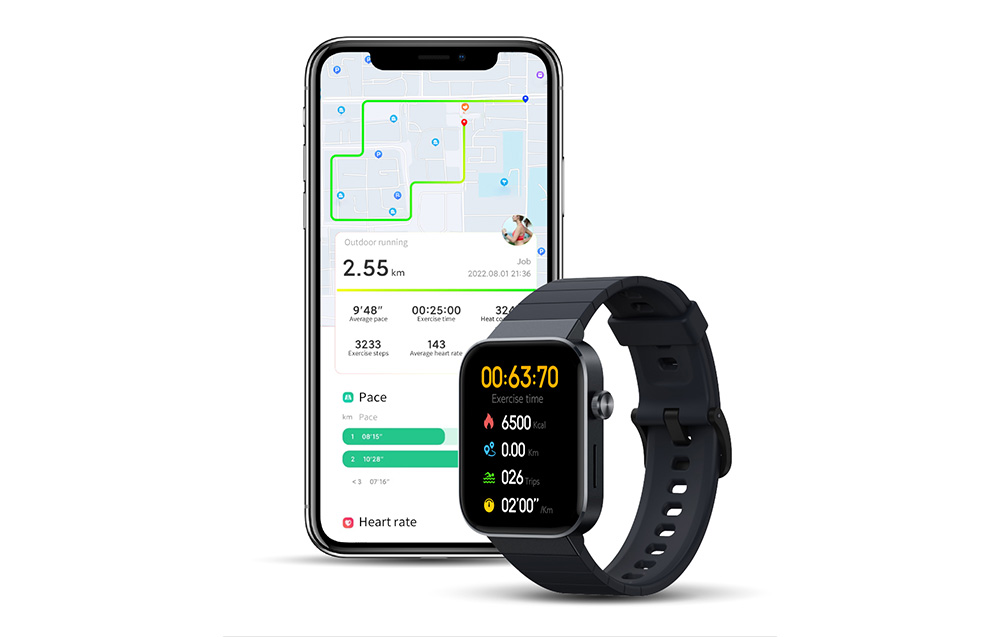 Mibro Watch T1 smartwatch black XPAW006