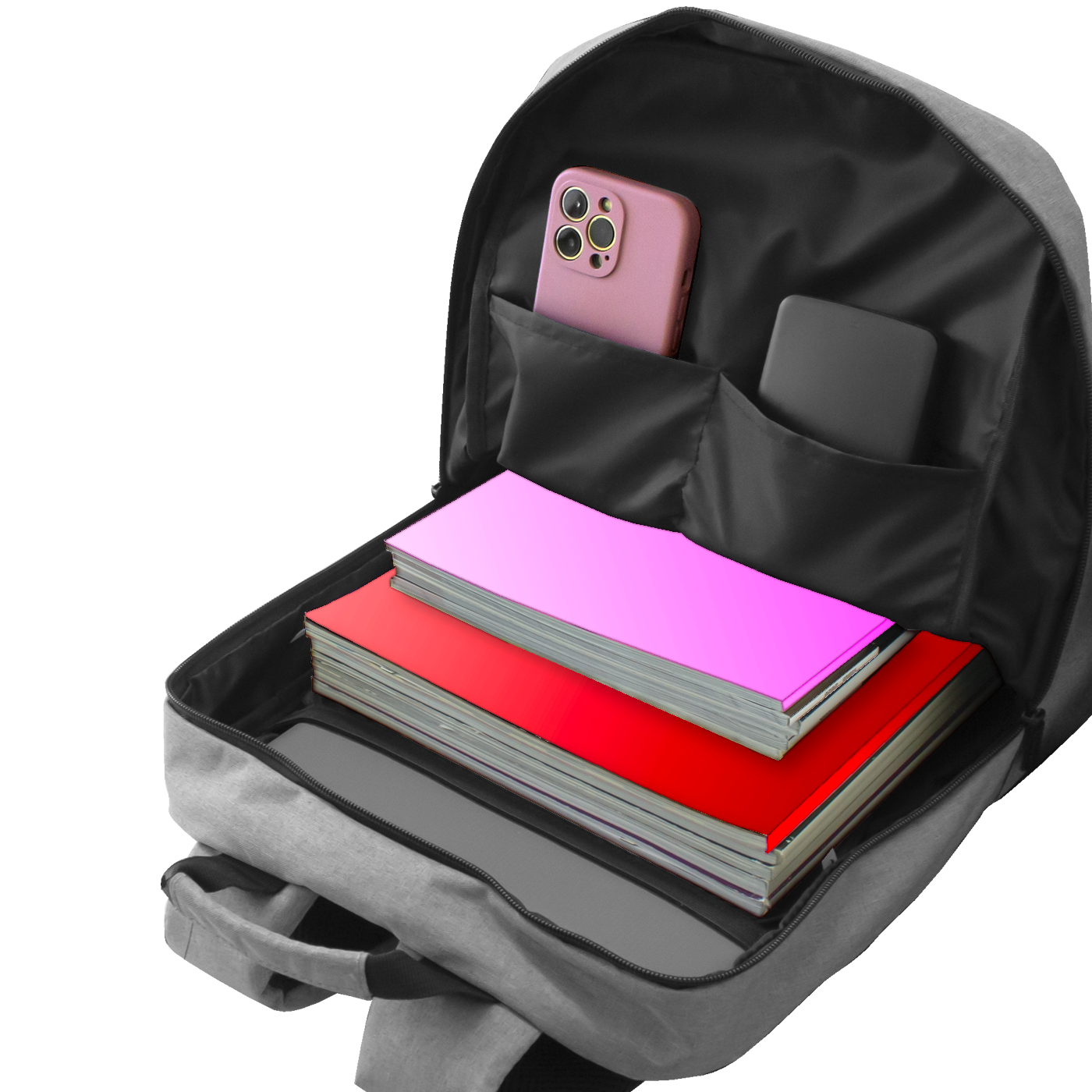 Techmade zaino porta PC 15.6" grey TM-KLB-GY