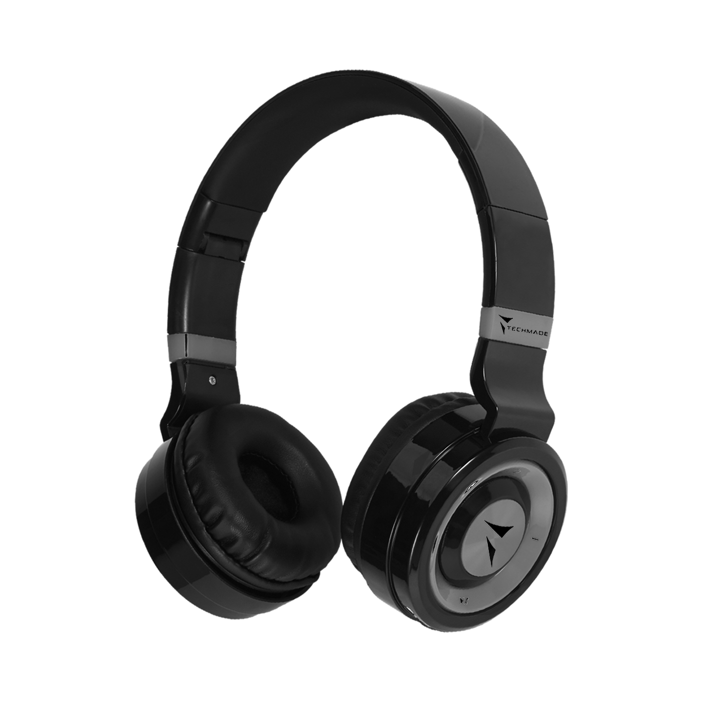 Techmade Cuffia bluetooth con microfono grey TM-046-GY