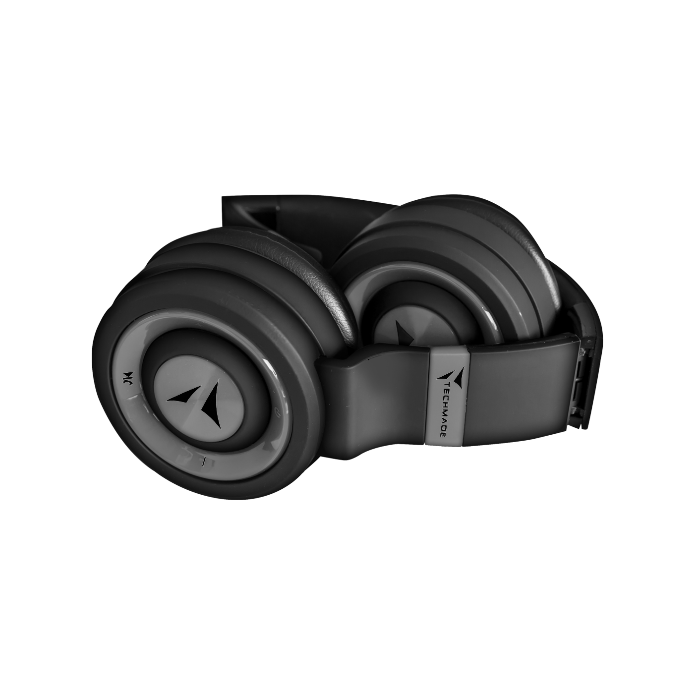 Techmade Cuffia bluetooth con microfono grey TM-046-GY