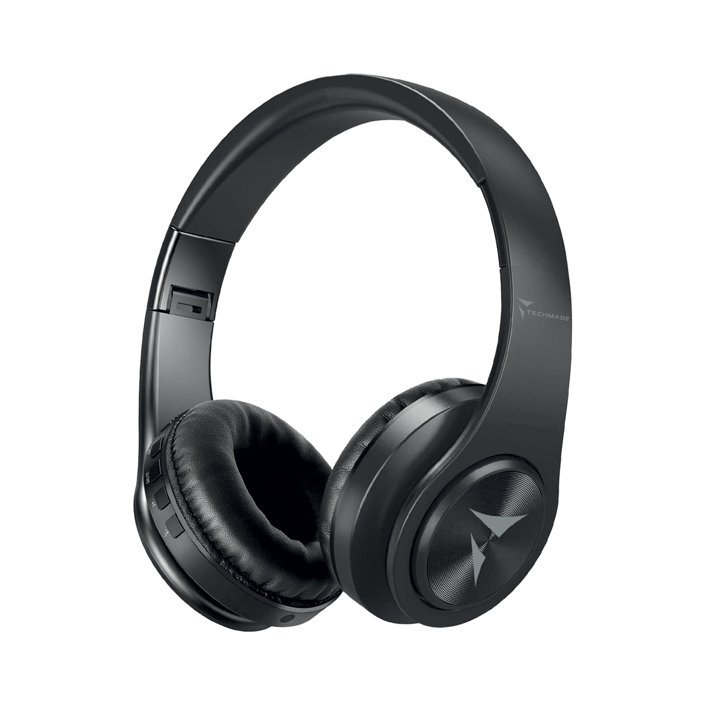 Techmade cuffia wireless over ear con ricevitore bundle black TM-YH690