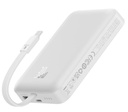 Baseus Power Bank 10000mAh 30W Magnetic Wireless Mini Fast Charge con cavo Type-C Stellar white P1002210B223-00
