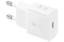 Samsung Caricabatterie USB-C 25W + cable Type-C super fast charger white EP-T2510XWEGEU