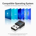Vention Adattatore USB Wi-Fi 2.5GHz black KDRB0