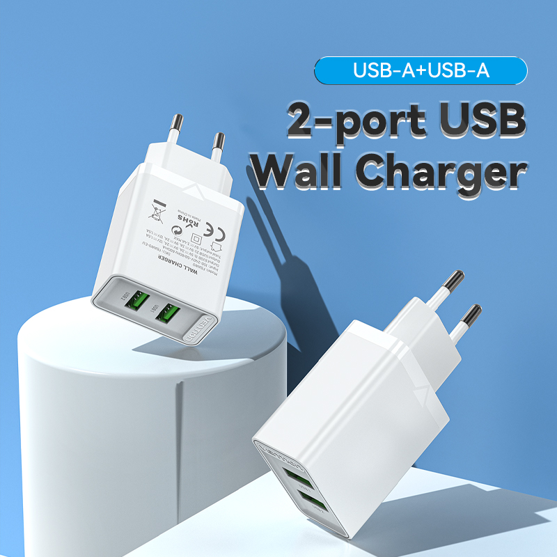 Vention Caricabatterie 18W 2 porte (USB) white FBAW0-EU