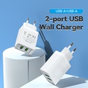 Vention Caricabatterie 18W 2 porte (USB) white FBAW0-EU