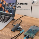 Vention Hub con 4 porte USB 3.0 0.15mt black CHLBB